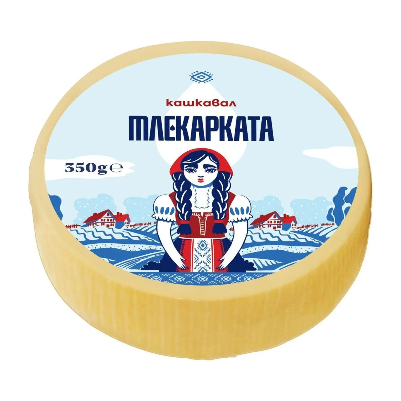 Кашкавал Млекарката 350 гр.